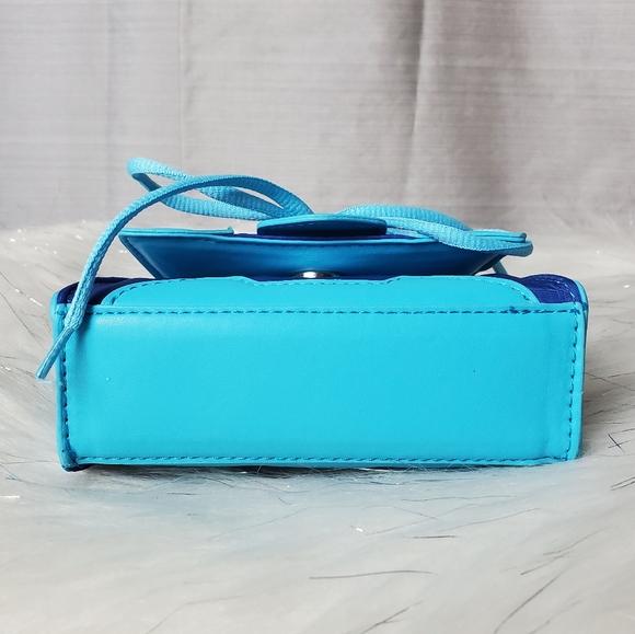 STEVE MADDEN mini turquoise bdoraa flap top handle crossbosy bag - Picture 7 of 8